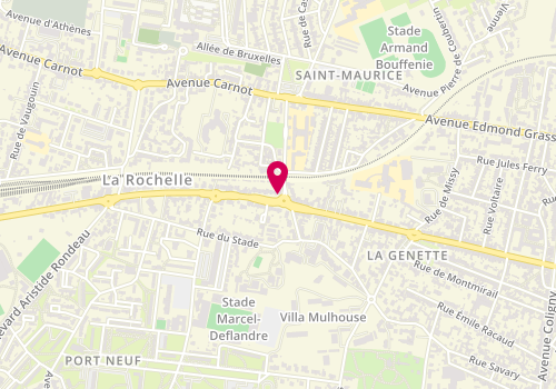 Plan de COURCAUD Sophie, 188 Avenue Jean Guiton, 17000 La Rochelle