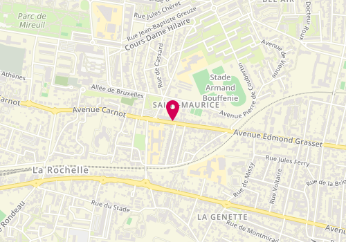 Plan de LHOUMEAU Eva, 140 Avenue Edmond Grasset, 17000 La Rochelle