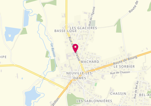 Plan de EXPOSITO Marie Claude, 241 Rue de la Bresse, 01400 Neuville-les-Dames