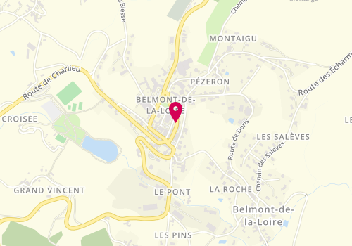 Plan de GUILLOT Marjorie, 82 Rue de la Fontaine, 42670 Belmont-de-la-Loire