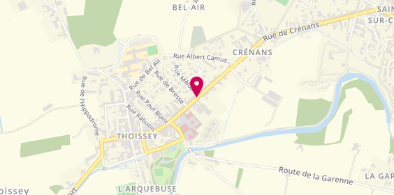 Plan de BURGUERA Clémence, 50 Faubourg des Dombes, 01140 Thoissey