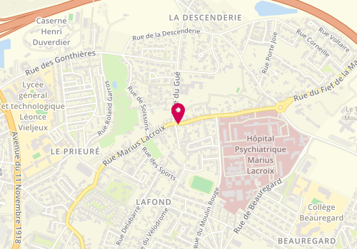 Plan de LATOURTE Chloé, 180 Rue Marius Lacroix, 17000 La Rochelle
