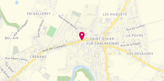 Plan de BERT Jordane, 38 Place Georges Agniel, 01140 Saint-Didier-sur-Chalaronne