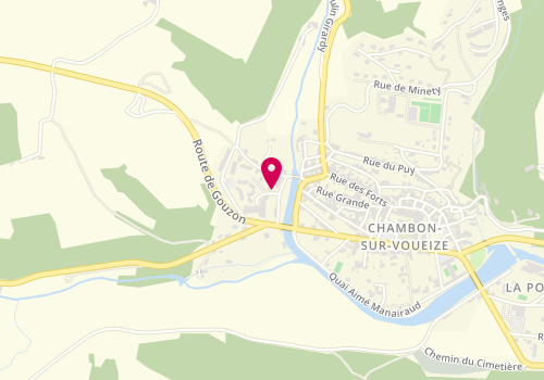 Plan de GLOMEAUD Mélanie, 11 Place de la Croix Verte, 23170 Chambon-sur-Voueize