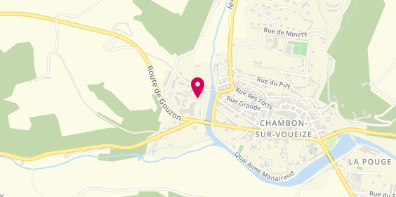 Plan de DESPLATS Frédérique, 11 Place de la Croix Verte, 23170 Chambon-sur-Voueize