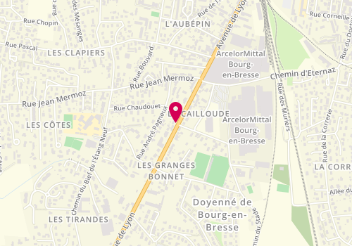 Plan de TALON Jérémy, 240 Avenue de Lyon, 01960 Péronnas