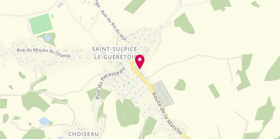 Plan de CHARASSON Sylvie, 7 Route de la Marche, 23000 Saint-Sulpice-le-Guérétois