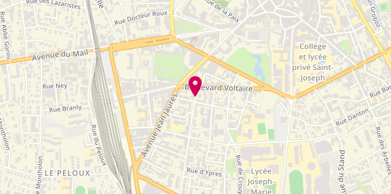 Plan de RION Pauline Anaïs, 4 Rue General Delestraint, 01000 Bourg-en-Bresse