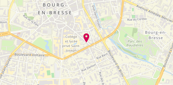 Plan de AMARGIER Valentin, 62 Rue de la République, 01000 Bourg-en-Bresse
