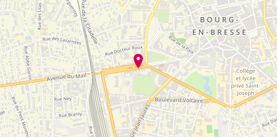 Plan de BERNIGAUD Christelle, 9 Avenue de la Victoire, 01000 Bourg-en-Bresse