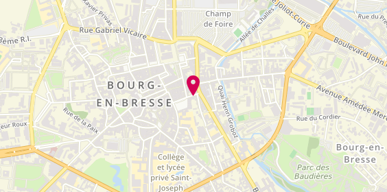 Plan de REGNIER-COURTINES Patricia, 24 Bis Rue des Bons Enfants, 01000 Bourg-en-Bresse