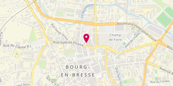 Plan de DEBOST Tiphany, 4 Rue de l'Ecole, 01000 Bourg-en-Bresse
