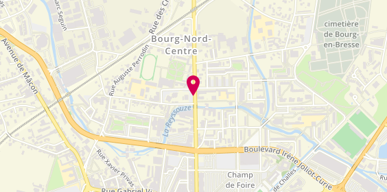 Plan de BOUVET Valériane, 55 Avenue Maginot, 01000 Bourg-en-Bresse