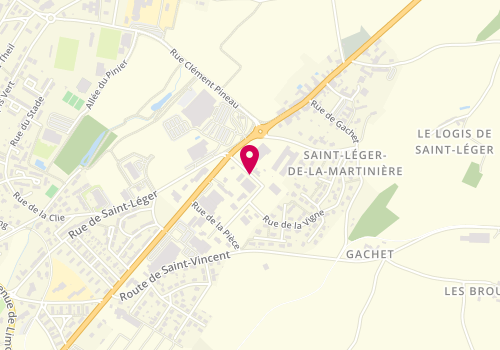 Plan de GATAULT Valérie, 2 Bis Rue des Vignes, 79500 Saint-Léger-de-la-Martinière