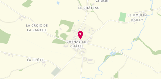 Plan de SABOT Stéphanie, Le Bourg, 71340 Chenay-le-Châtel