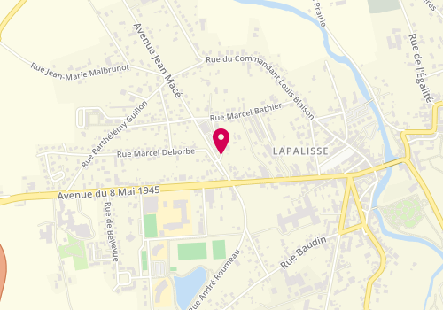 Plan de RAHO Christelle, Place Jean Becaud, 03120 Lapalisse