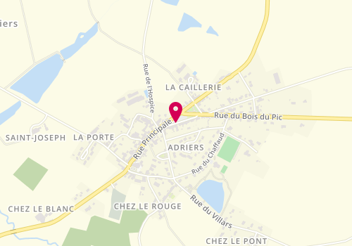 Plan de LABROUSSE Marion, 6 Rue des Tilleuls, 86430 Adriers