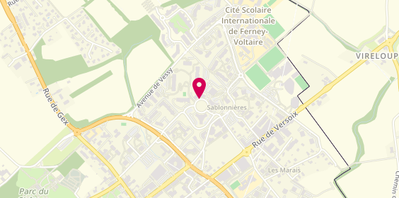 Plan de FERNIER Christine, 13 Chemin du Levant, 01210 Ferney-Voltaire