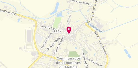 Plan de BUREAU Stéphanie, 9 Rue du Marche, 79120 Lezay