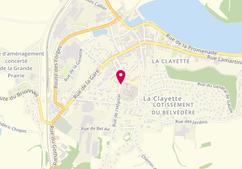 Plan de LACARELLE Séverine, 19 Rue de l'Hopital, 71800 La Clayette