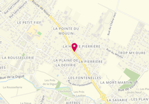 Plan de BIRAUD Marielle, 600 Route de Niort, 79230 Aiffres