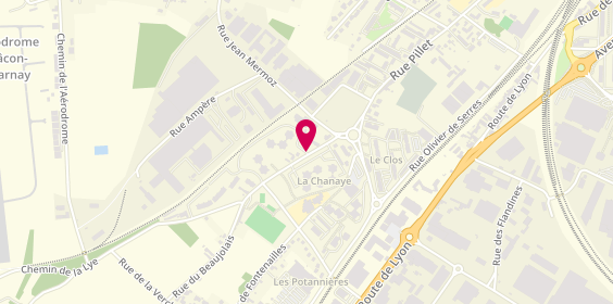 Plan de TATON Candice, 96 Rue du Beaujolais, 71000 Mâcon