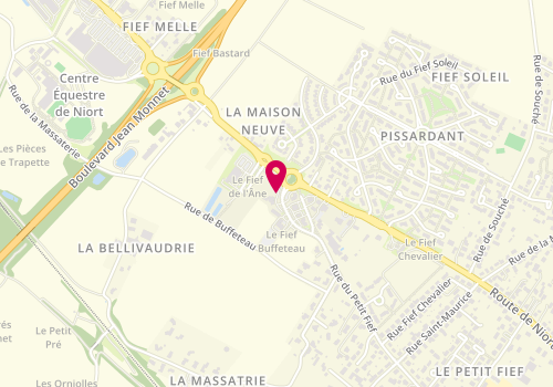 Plan de MEUNIER Corinne, 1075 Rue du Petit Fief, 79230 L'Absie