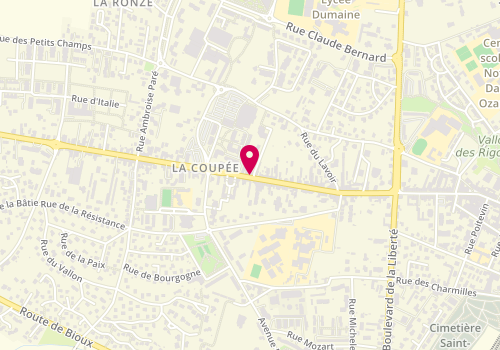 Plan de MEILLOUR Nathalie, 44 Grande Rue de la Coupée, 71850 Charnay-lès-Mâcon