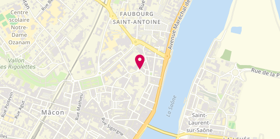 Plan de CHAUSSIN Laurette, 142 Rue Sirene, 71000 Mâcon