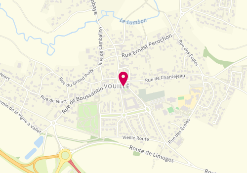 Plan de GILBERT Corinne, 5 Place des 5 Villages, 79230 Vouillé