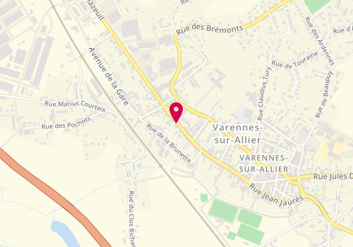Plan de PIESSAT Pascaline, 19 Rue de Vouroux, 03150 Varennes-sur-Allier