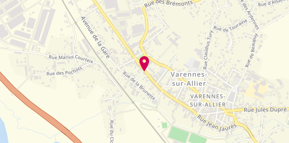 Plan de DA Costa Sophie, 19 Rue de Vouroux, 03150 Varennes-sur-Allier