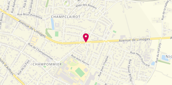 Plan de CHOLLET Sandrine, 300 Avenue de Limoges, 79000 Niort