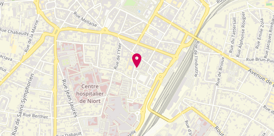 Plan de GAUBERT Aurore, 10 Place Jacques de Liniers, 79000 Niort