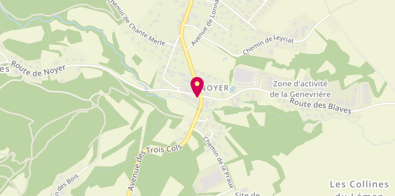Plan de REY Estelle, 1200 Route de Noyer, 74200 Allinges