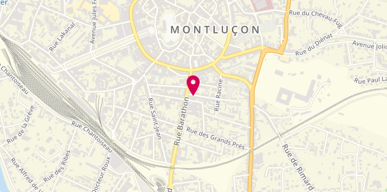 Plan de BEAUFILS-THOMAS Nadège, 2 Ter Rue Moliere, 03100 Montluçon