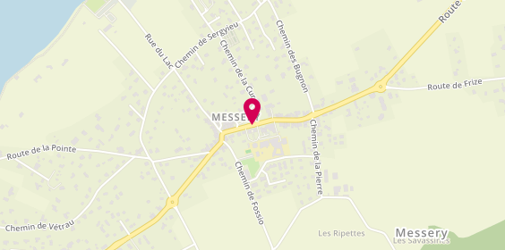 Plan de BRISSON Laurent, 1 Rue du Bourg, 74140 Messery
