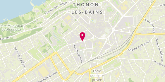 Plan de BETHENCOURT Blandine, 6 Avenue du Général de Gaulle, 74200 Thonon-les-Bains