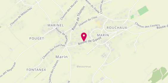Plan de BUREL Thibaut, 193 Route du Gavot, 74200 Marin