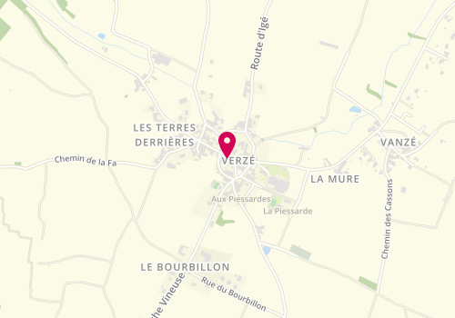 Plan de EZZAHOUI Corinne, Le Bourg, 71960 Verzé