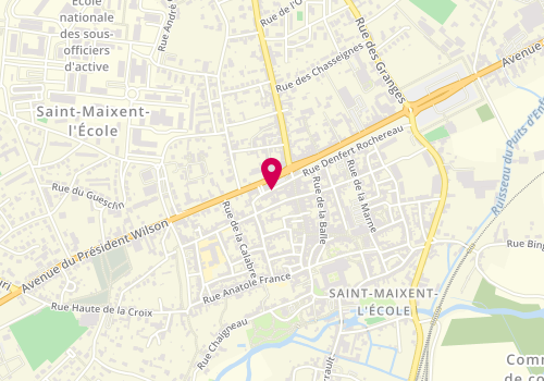 Plan de NADJAR Jennifer, 13 Rue de la Coque, 79400 Saint-Maixent-l'École