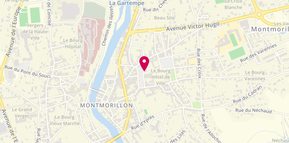 Plan de DARMON Valérie, 14 Place Saint Martial, 86500 Montmorillon