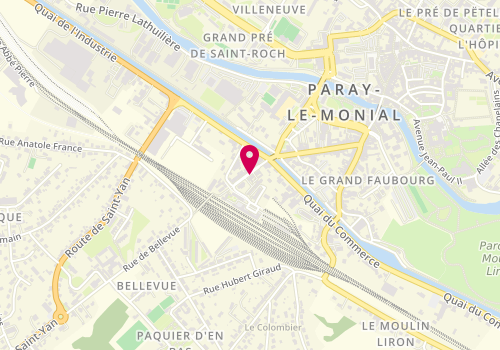 Plan de RIVOIRE Céline, 15 Avenue de la Gare, 71600 Paray-le-Monial