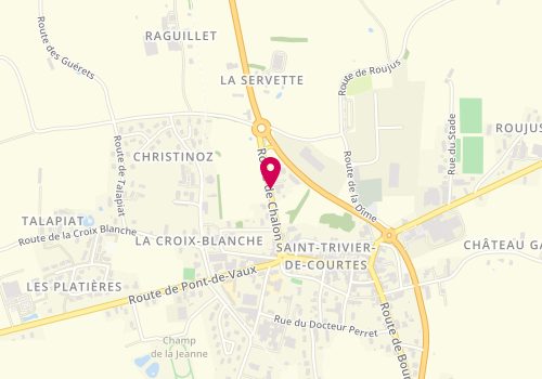 Plan de Cabinet Infirmier, 200 Route de Chalon, 01560 Saint-Trivier-de-Courtes