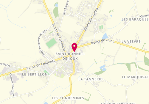 Plan de LE Gall Sandrine, 160 Place du Champ de Foire, 71220 Saint-Bonnet-de-Joux