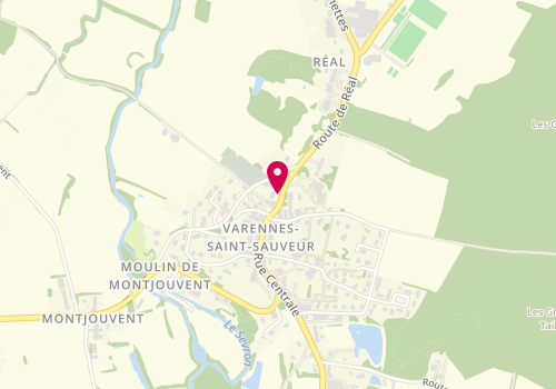 Plan de MAITRE Catherine, 411 Rue Centrale, 71480 Varennes-Saint-Sauveur