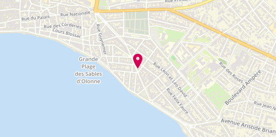 Plan de BOUTIN Alex, 28 Boulevard de Castelnau, 85100 Les Sables-d'Olonne