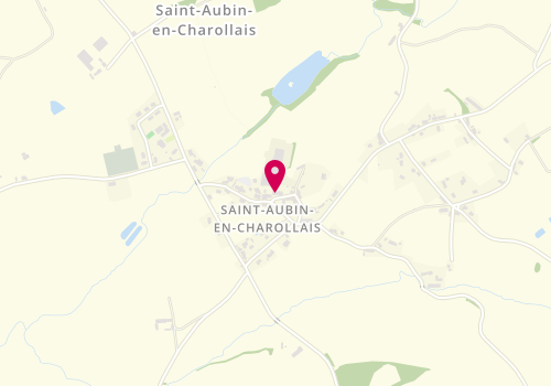 Plan de GOUDMAND Jeanne, 1 Bourg, 71430 Saint-Aubin-en-Charollais