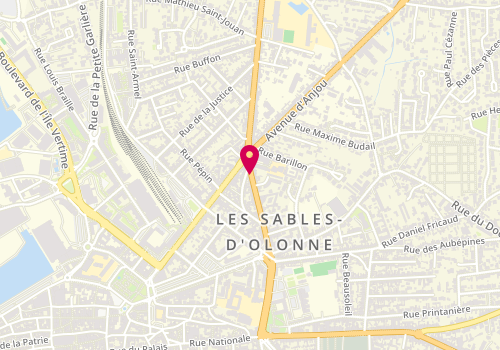 Plan de TESSIER Sophie, 59 Rue Gambetta, 85100 Les Sables-d'Olonne