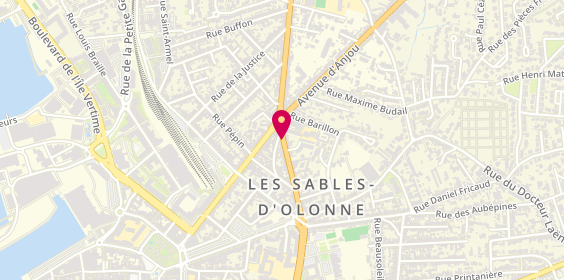 Plan de BRIENS Nathalie, 59 Rue Gambetta, 85100 Les Sables-d'Olonne